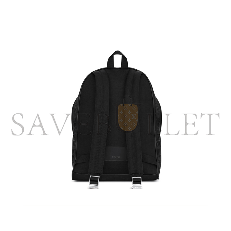 YSL CITY BACKPACK IN CROCODILE-EMBOSSED LEATHER 534967DZE2F1000 (41*31*22cm)