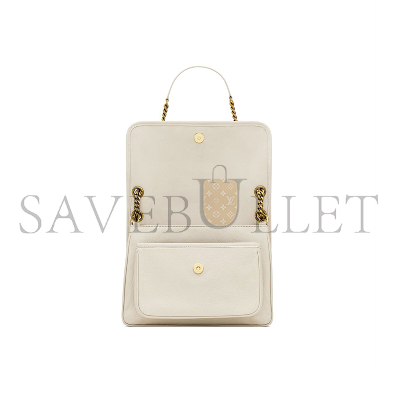 YSL NIKI MEDIUM IN GRAINED LAMBSKIN 633178AACYT9207 (28*20*8.5cm)