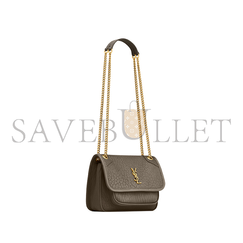 YSL NIKI CROSSBODY BAG IN LEATHER 218164781 (21*16*7.5cm)