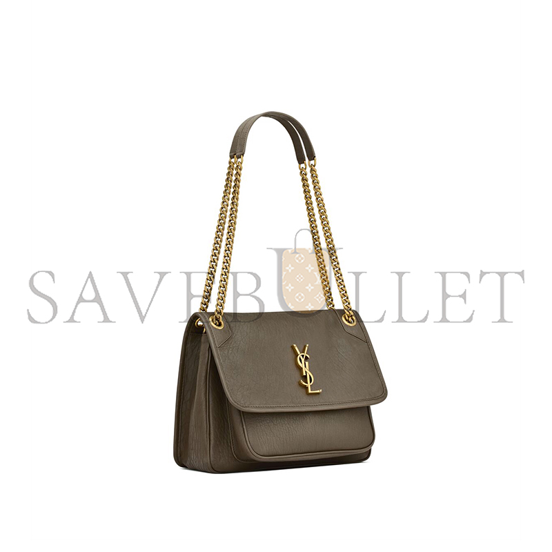 YSL NIKI MEDIUM IN GRAINED LAMBSKIN 633178AACYT3212 (28*20*8.5cm)