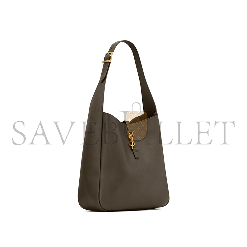 YSL LE 5 À 7 SUPPLE LARGE IN GRAINED LEATHER 753837AAAUQ3212 (30*28*11cm)