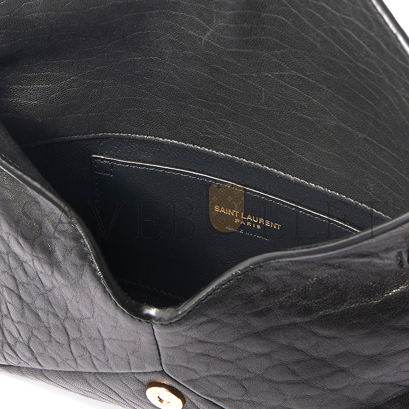 YSL CALYPSO MINI TEXTURED-LEATHER SHOULDER BAG 1647597357907612 (19*12*3cm)