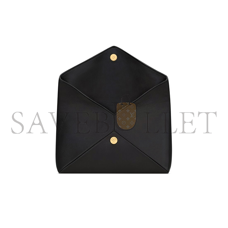 YSL CASSANDRE SMALL ENVELOPE POUCH IN LAMBSKIN 764931AACX71000 (21*14*3cm)
