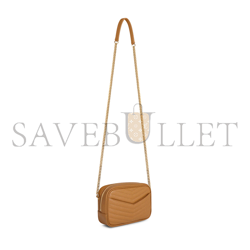 YSL LOU MINI BAG IN MATELASSÉ GRAIN DE POUDRE EMBOSSED LEATHER 39580966977617 (19*10.5*5cm)
