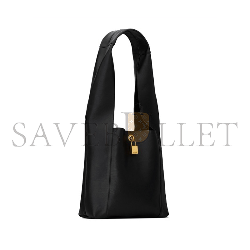 YSL SUEDE HOBO SHOULDER BAG IN SMOOTH LEATHER 773686979443 (27*27*8CM)