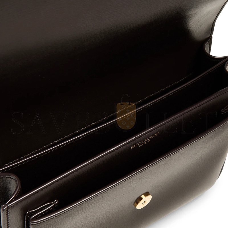 YSL SUNSET MEDIUM CHAIN BAG IN SMOOTH LEATHER 442906D420W2050 (22*8*16cm)