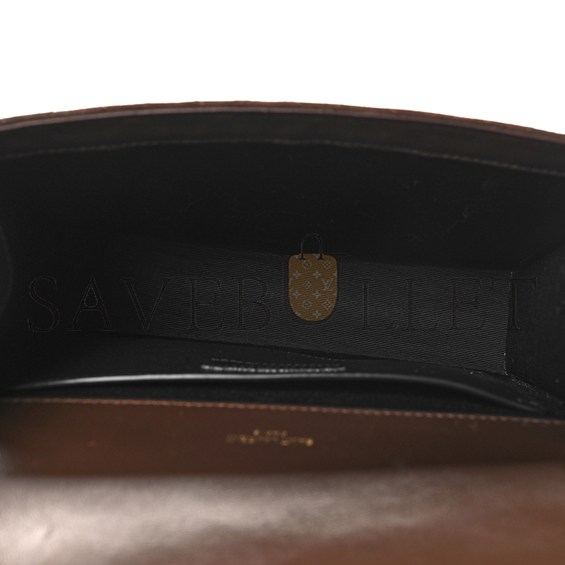 YSL ENVELOPE MEDIUM CHAIN BAG IN SUDE SHOULDER BAG 4872061557025 (24*17.5*6cm)