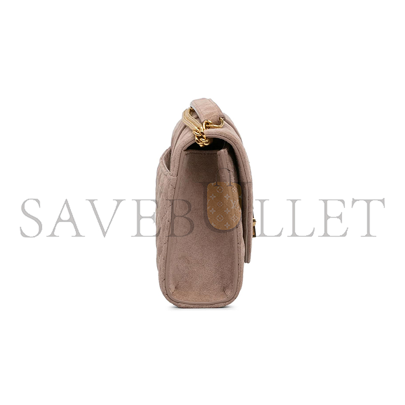 YSL ENVELOPE SMALL BAG IN SUDE SHOULDER BAG 5262861217942 (21*13*6cm)