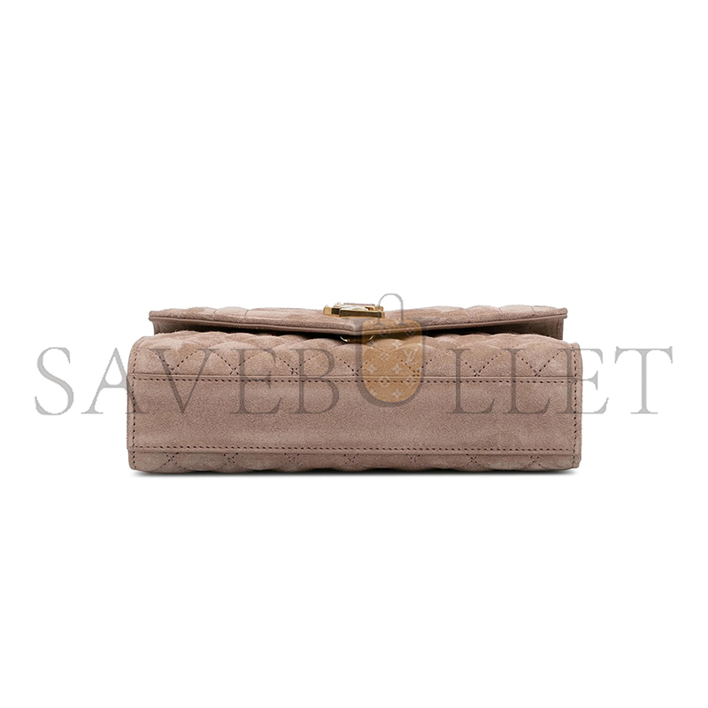 YSL ENVELOPE SMALL BAG IN SUDE SHOULDER BAG 5262861217942 (21*13*6cm)