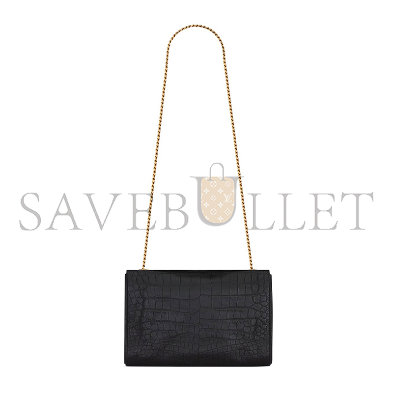 YSL REVERSIBLE KATE MEDIUM IN CROCODILE-EMBOSSED LEATHER 55380424O1W1062 (28.5*20*6cm) YSL REVERSIBLE KATE MEDIUM IN CROCODILE-EMBOSSED LEATHER 55380424O1W1062 (28.5*20*6cm)