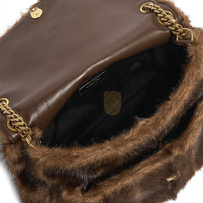 YSL NIKI LARGE IN SHEARLING 498830386968 (32*23*9cm)