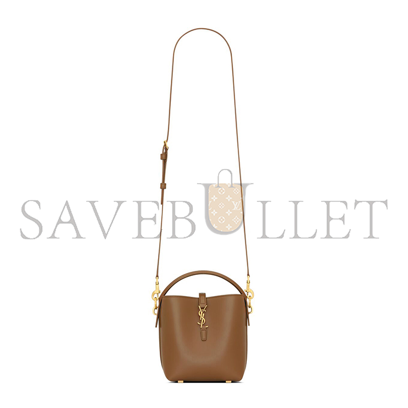 YSL LE 37 MINI IN SHINY LEATHER 7658702R20W2536 (15*13*6cm)
