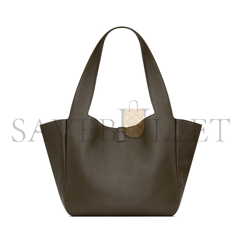 YSL LE 5 À 7 BEA IN GRAINED LEATHER 763435AACTP3212 (50*28*18cm) YSL LE 5 À 7 BEA IN GRAINED LEATHER 763435AACTP3212 (50*28*18cm)