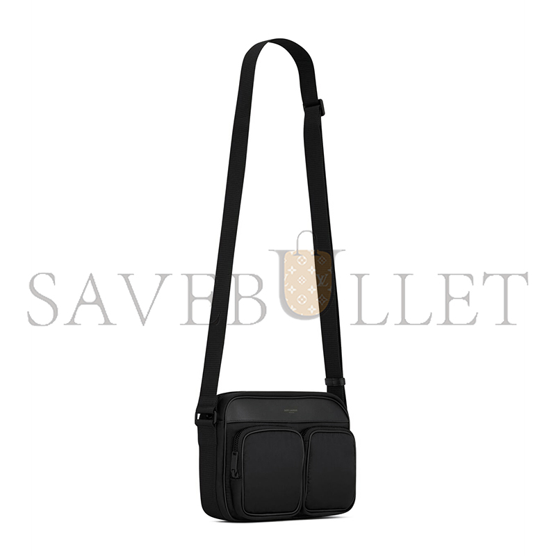 YSL CITY SAINT LAURENT NEW CAMERA BAG IN ECONYL® REGENERATED NYLON 729240FABGK1000 (24.5*17*8cm) YSL CITY SAINT LAURENT NEW CAMERA BAG IN ECONYL® REGENERATED NYLON 729240FABGK1000 (24.5*17*8cm)
