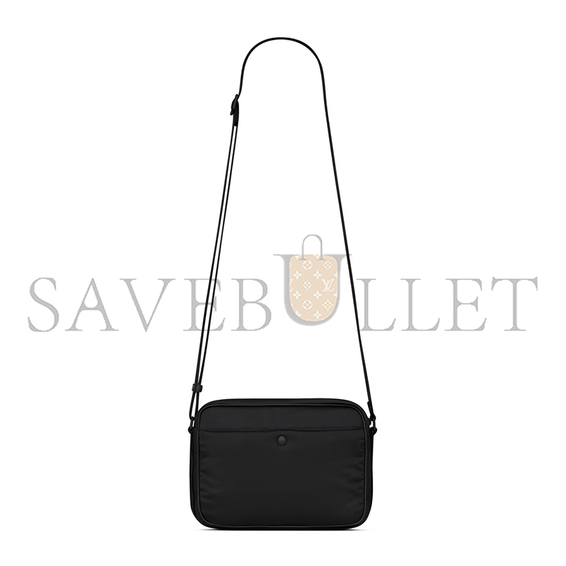 YSL CITY SAINT LAURENT NEW CAMERA BAG IN ECONYL® REGENERATED NYLON 729240FABGK1000 (24.5*17*8cm) YSL CITY SAINT LAURENT NEW CAMERA BAG IN ECONYL® REGENERATED NYLON 729240FABGK1000 (24.5*17*8cm)