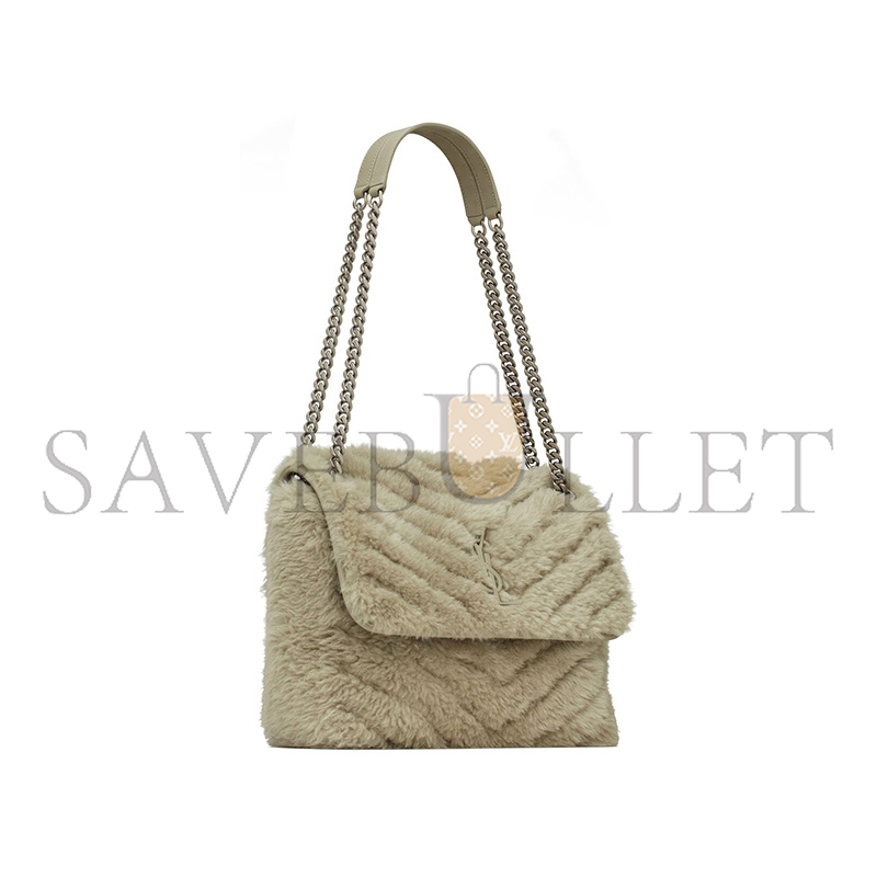 YSL NIKI MEDIUM IN SHEARLING 498894322561 (28*20.5*8.5cm)