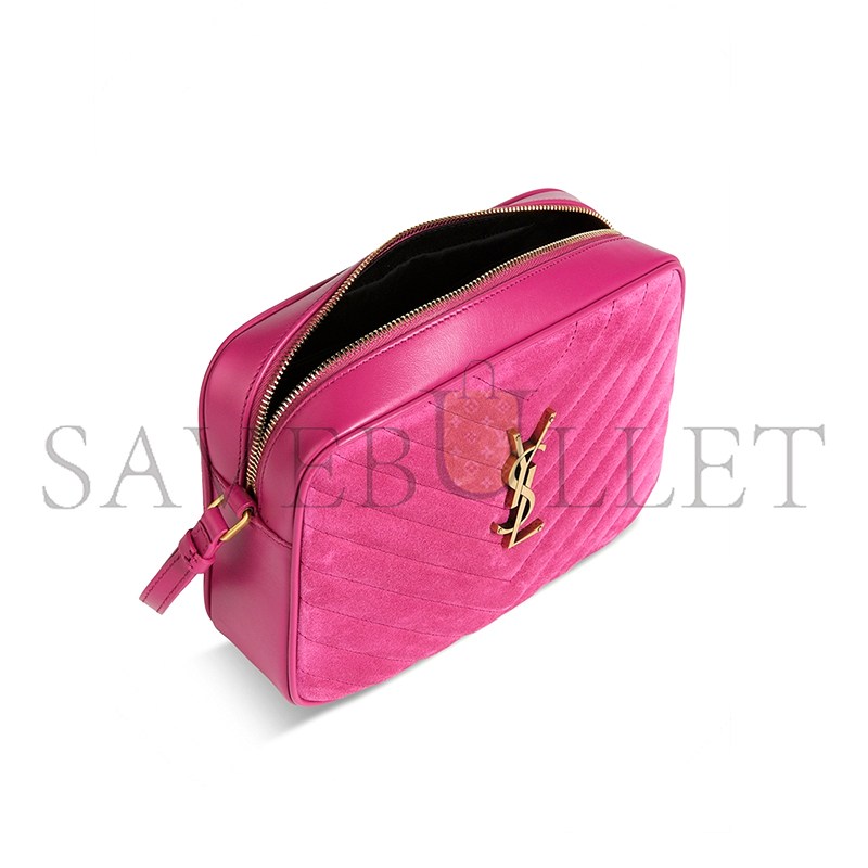 YSL LOU CAMERA BAG IN SUEDE 520534165678 (23*16*6cm)