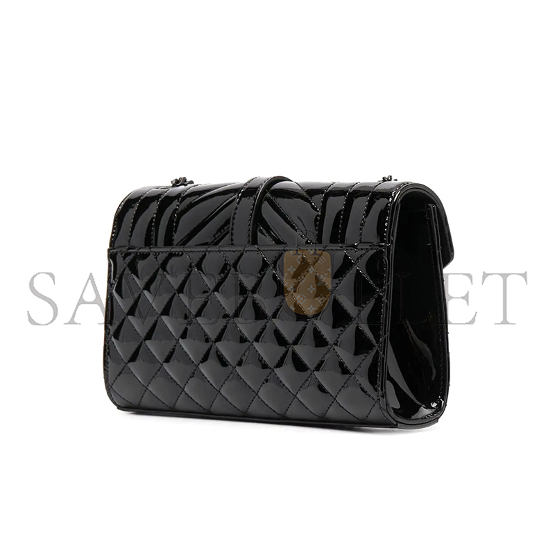YSL ENVELOPE SMALL IN PATENT LEATHER 6001950UFV81000 (21*13*6cm)