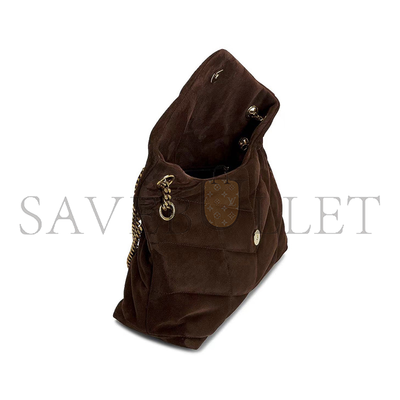 YSL PUFFER SMALL IN SUEDE 577476100245 (29*17*11cm)
