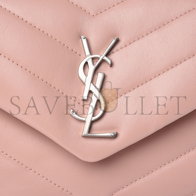YSL LOULOU SMALL CHAIN BAG IN QUILTED LEATHER 494699691236 (23*17*9cm)