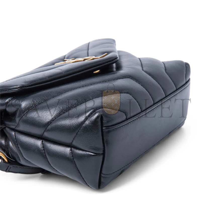 YSL TOY LOULOU SHOULDER BAG IN QUILTED LEATHER 678401DV7074227 (20*14*7cm)