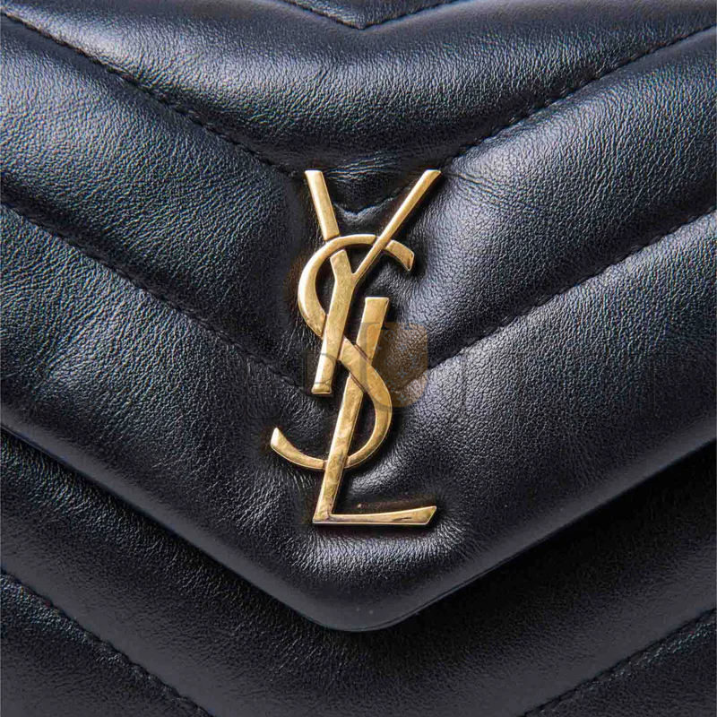 YSL TOY LOULOU SHOULDER BAG IN QUILTED LEATHER 678401DV7074227 (20*14*7cm)