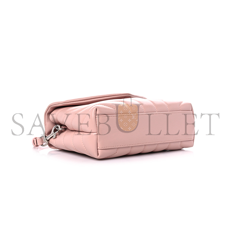YSL TOY LOULOU SHOULDER BAG IN QUILTED LEATHERYSL 467072520041 (20*14*7cm)