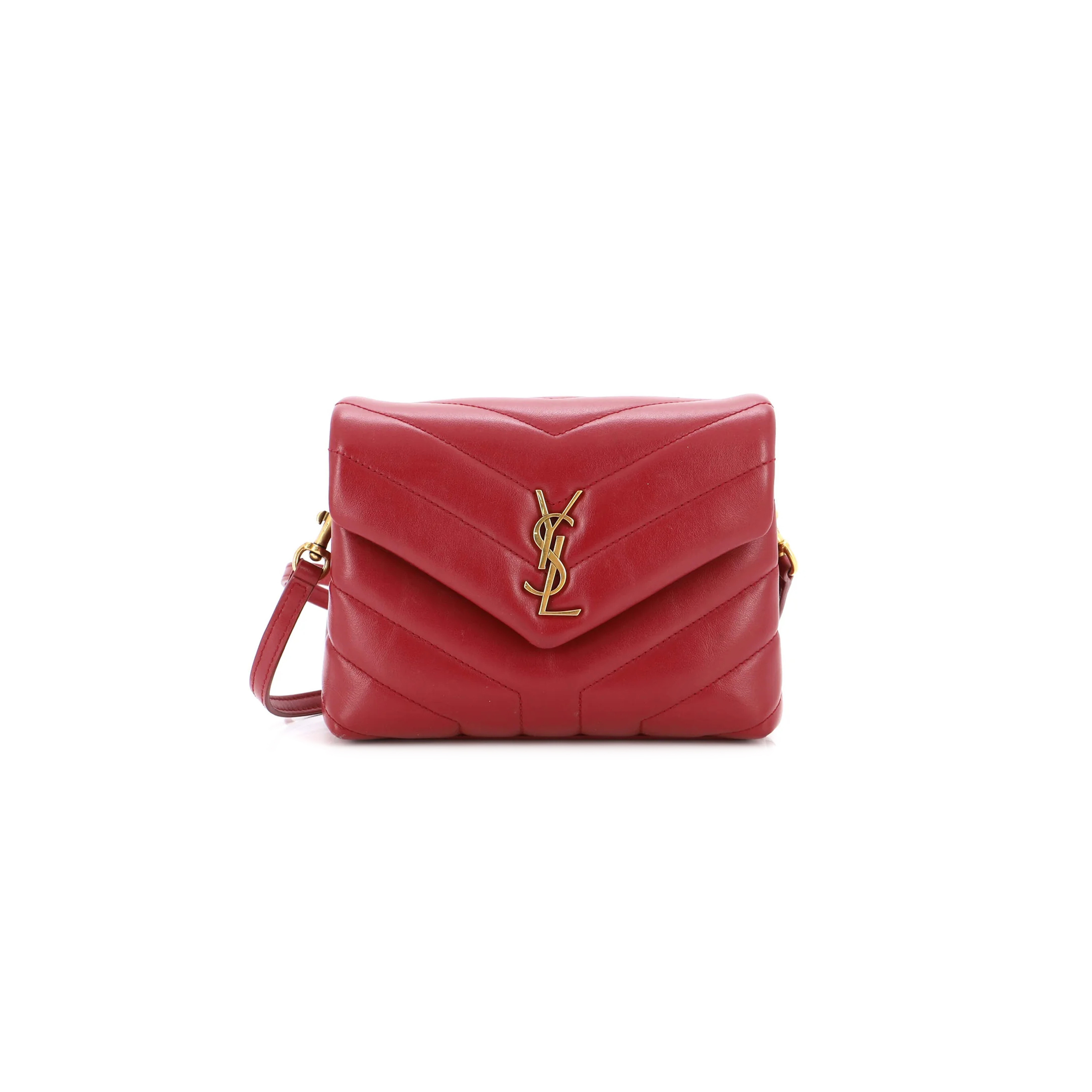 YSL TOY LOULOU SHOULDER BAG IN QUILTED LEATHER 467072655329 (20*14*7cm)