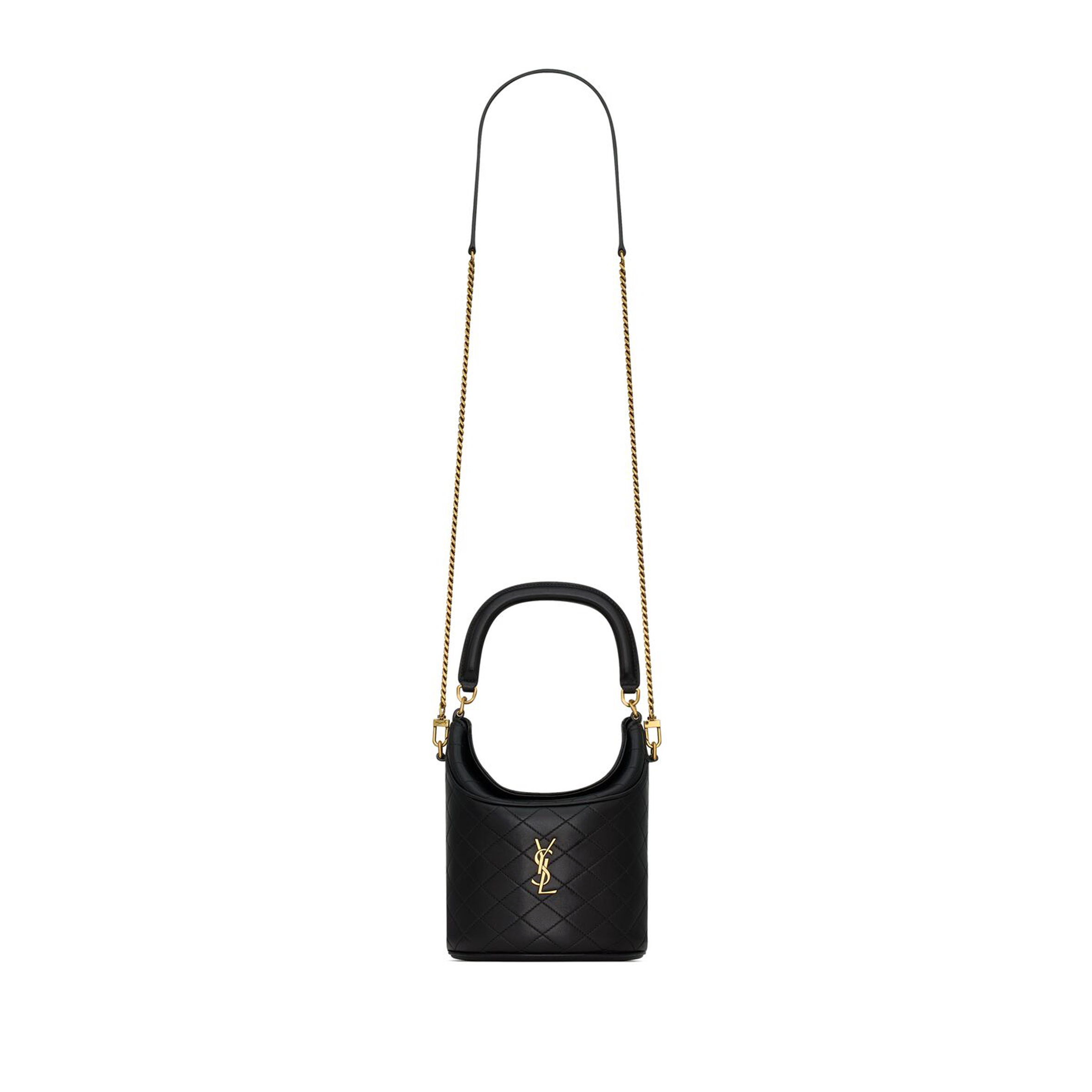 YSL GABY BUCKET BAG IN LAMBSKIN 7639611EL071000 (19*17*15cm) YSL GABY BUCKET BAG IN LAMBSKIN 7639611EL071000 (19*17*15cm)