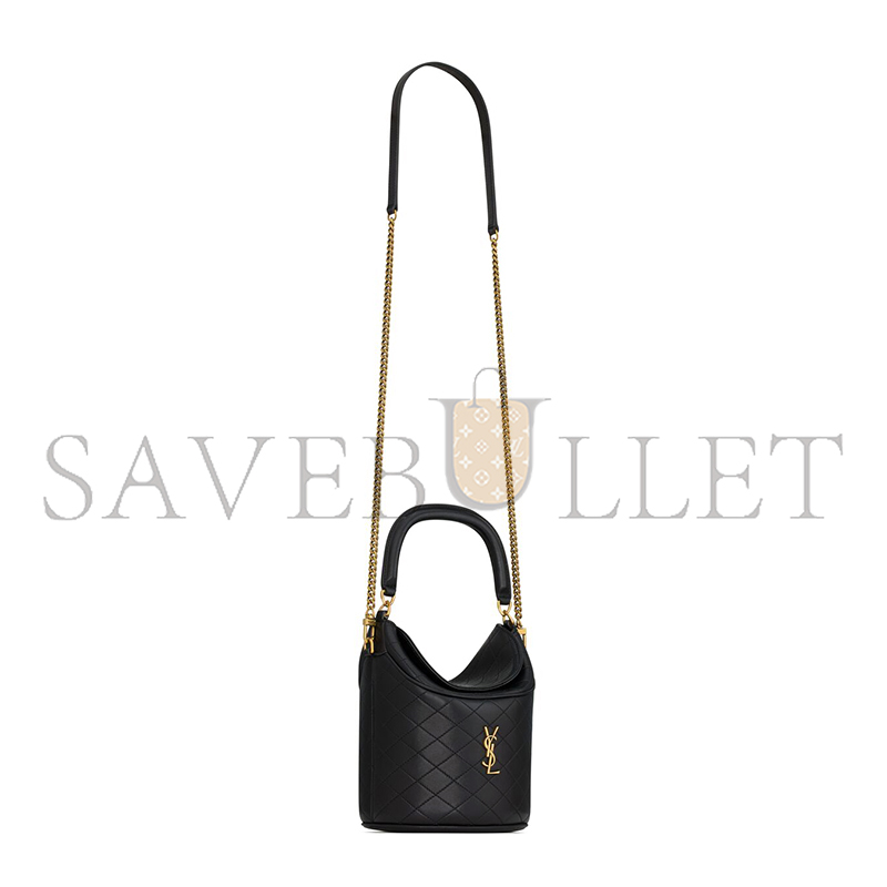 YSL GABY BUCKET BAG IN LAMBSKIN 7639611EL071000 (19*17*15cm) YSL GABY BUCKET BAG IN LAMBSKIN 7639611EL071000 (19*17*15cm)
