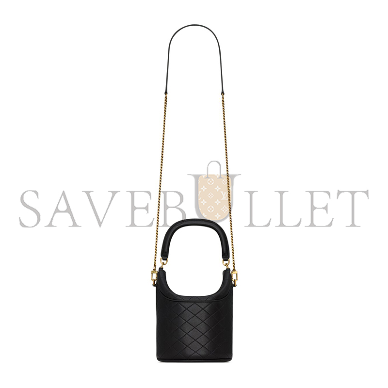 YSL GABY BUCKET BAG IN LAMBSKIN 7639611EL071000 (19*17*15cm) YSL GABY BUCKET BAG IN LAMBSKIN 7639611EL071000 (19*17*15cm)