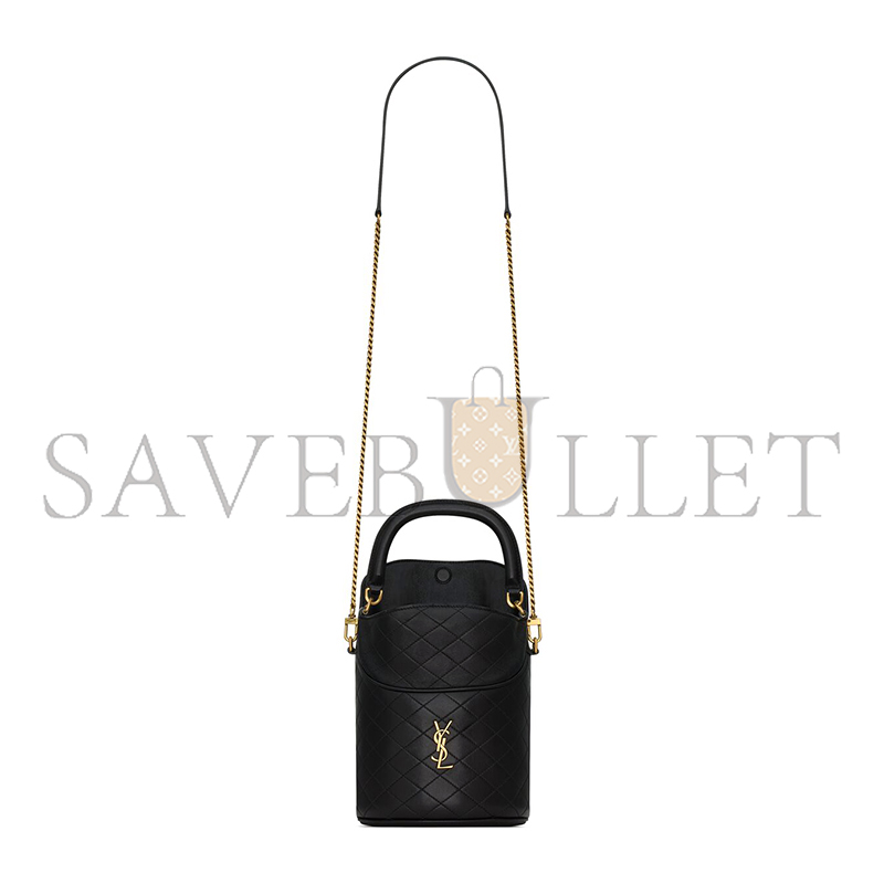 YSL GABY BUCKET BAG IN LAMBSKIN 7639611EL071000 (19*17*15cm) YSL GABY BUCKET BAG IN LAMBSKIN 7639611EL071000 (19*17*15cm)