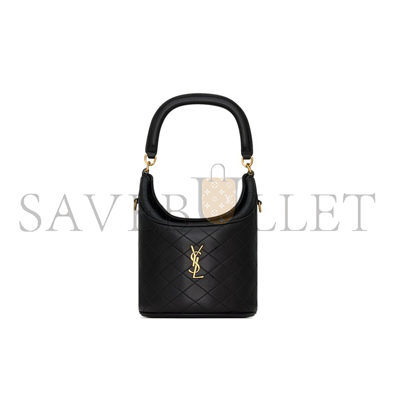 YSL GABY BUCKET BAG IN LAMBSKIN 7639611EL071000 (19*17*15cm) YSL GABY BUCKET BAG IN LAMBSKIN 7639611EL071000 (19*17*15cm)
