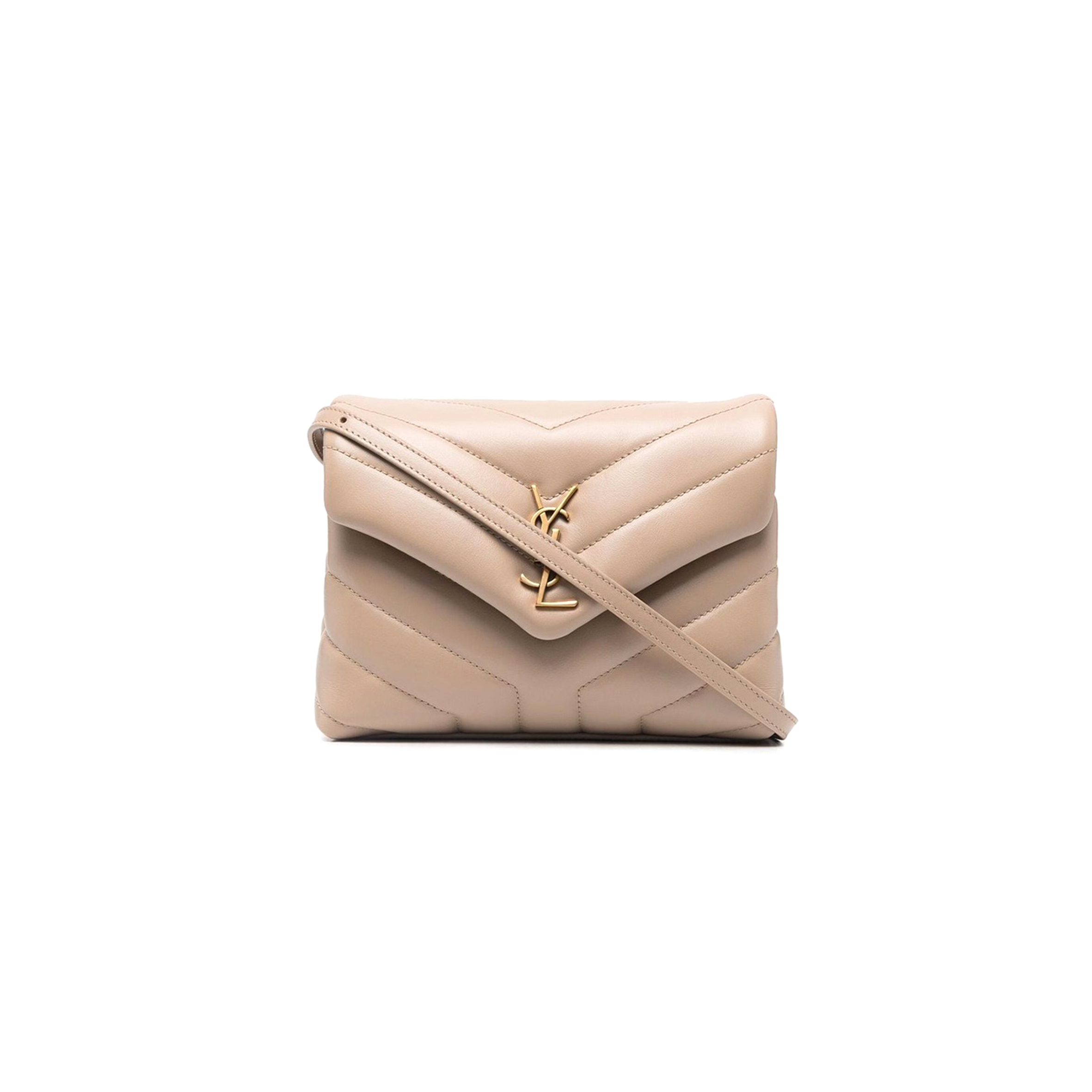 YSL TOY LOULOU SHOULDER BAG IN QUILTED LEATHER 678401DV7072721 (20*14*7cm)