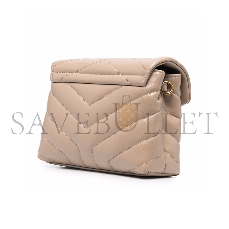 YSL TOY LOULOU SHOULDER BAG IN QUILTED LEATHER 678401DV7072721 (20*14*7cm)