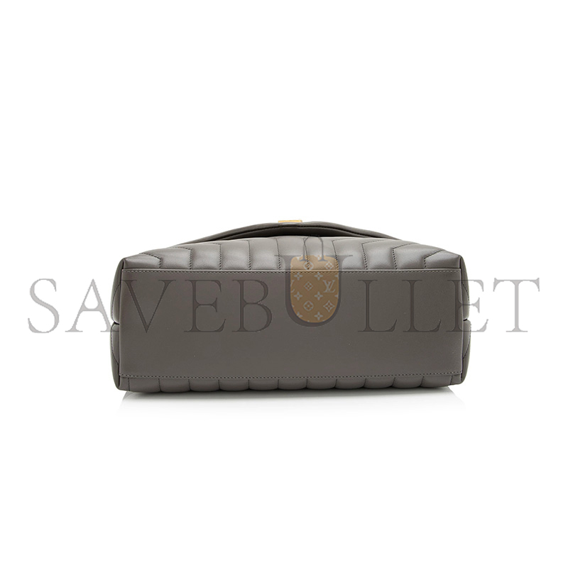 YSL LOULOU MEDIUM CHAIN BAG IN QUILTED LEATHER(32*22*12cm)