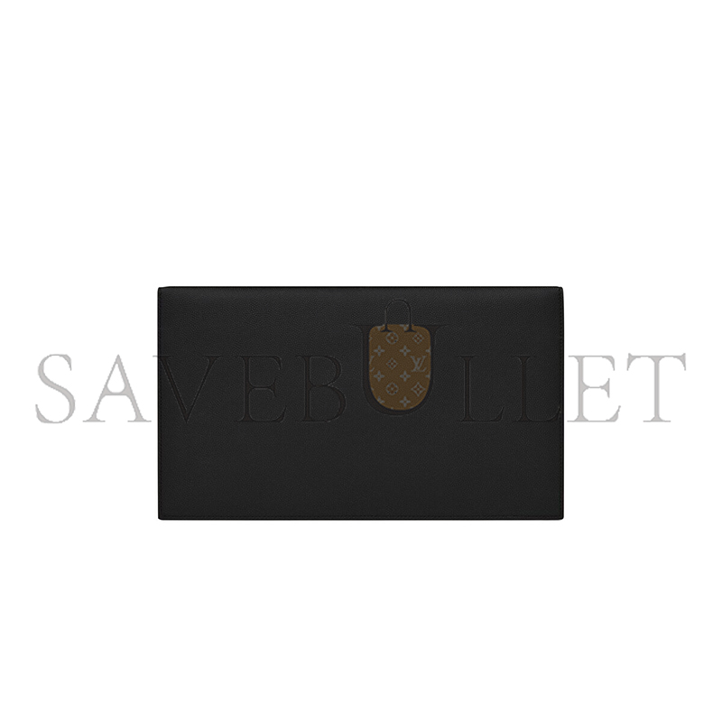 YSL UPTOWN POUCH IN GRAIN DE POUDRE LEATHER 5657391GF0J1000 (27*16*2cm) YSL UPTOWN POUCH IN GRAIN DE POUDRE LEATHER 5657391GF0J1000 (27*16*2cm)
