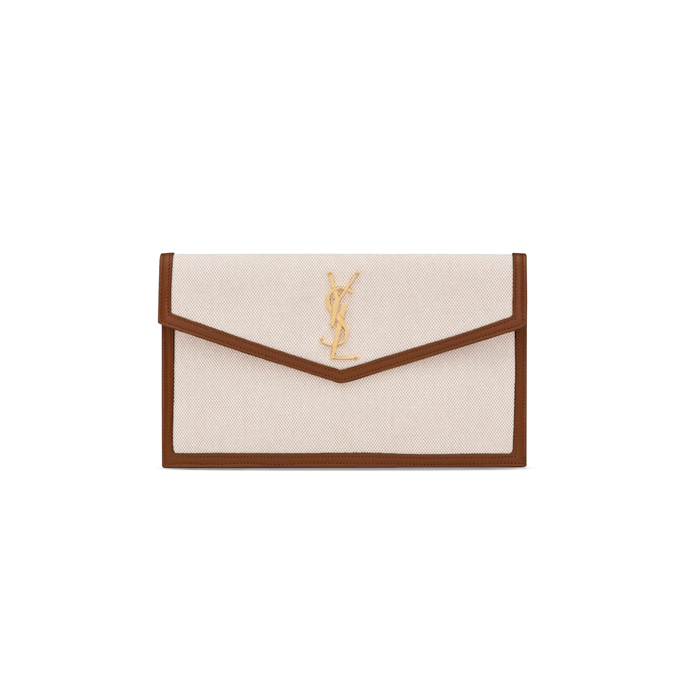 YSL UPTOWN POUCH IN CANVAS AND SMOOTH LEATHER 565739HZD2J9380 (27*16*2cm) YSL UPTOWN POUCH IN CANVAS AND SMOOTH LEATHER 565739HZD2J9380 (27*16*2cm)