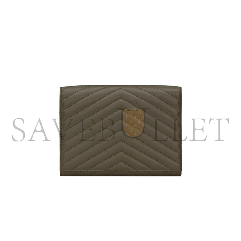 YSL CASSANDRE MATELASSÉ FLAP POUCH IN LAMBSKIN 759533AAA443212 (21*16*3cm) YSL CASSANDRE MATELASSÉ FLAP POUCH IN LAMBSKIN 759533AAA443212 (21*16*3cm)