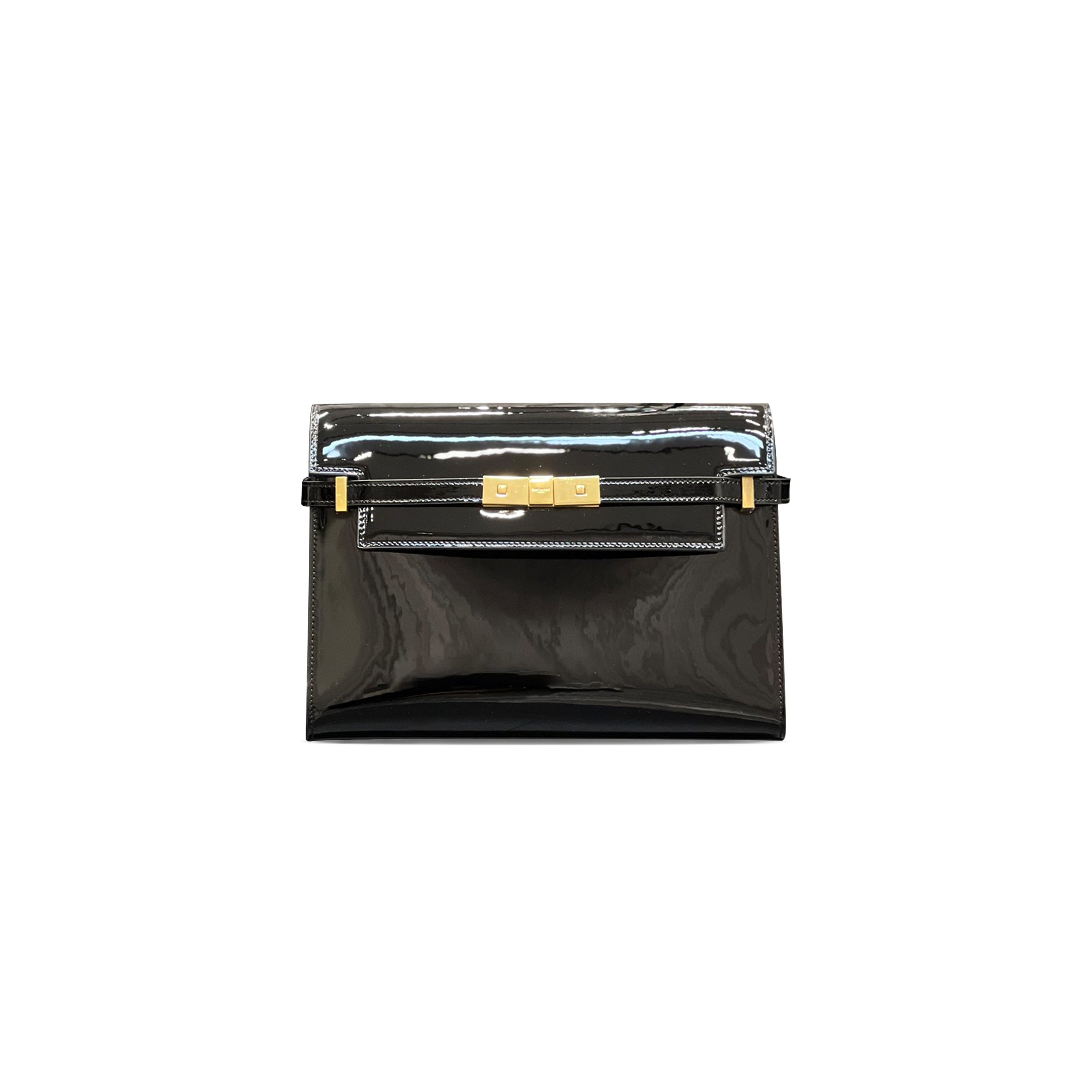 YSL MANHATTAN IN PATENT LEATHER 579271002365 (29*20*7.5cm)