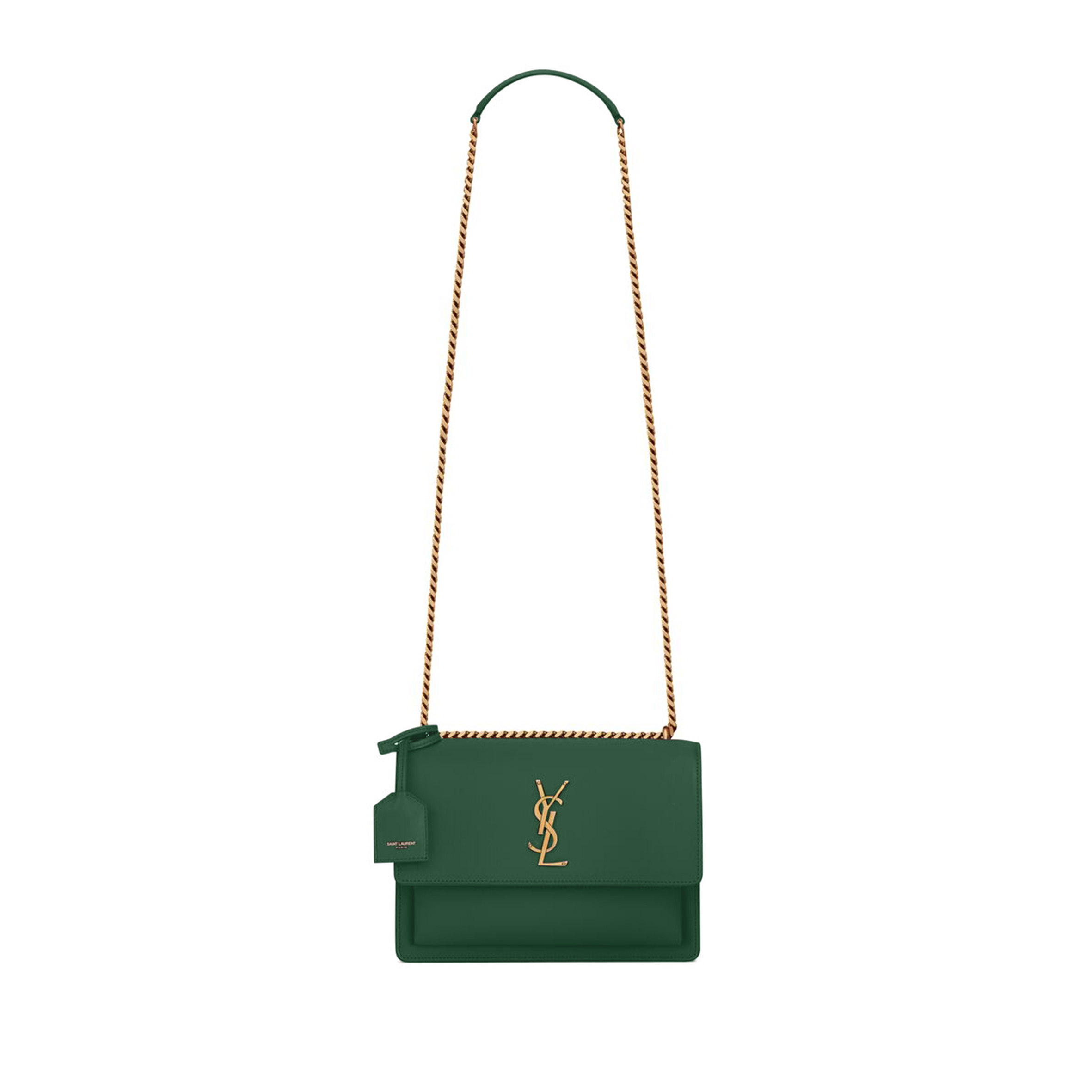 YSL SUNSET MEDIUM IN SMOOTH LEATHER 442906D420W3207 (22*16*6.5cm)