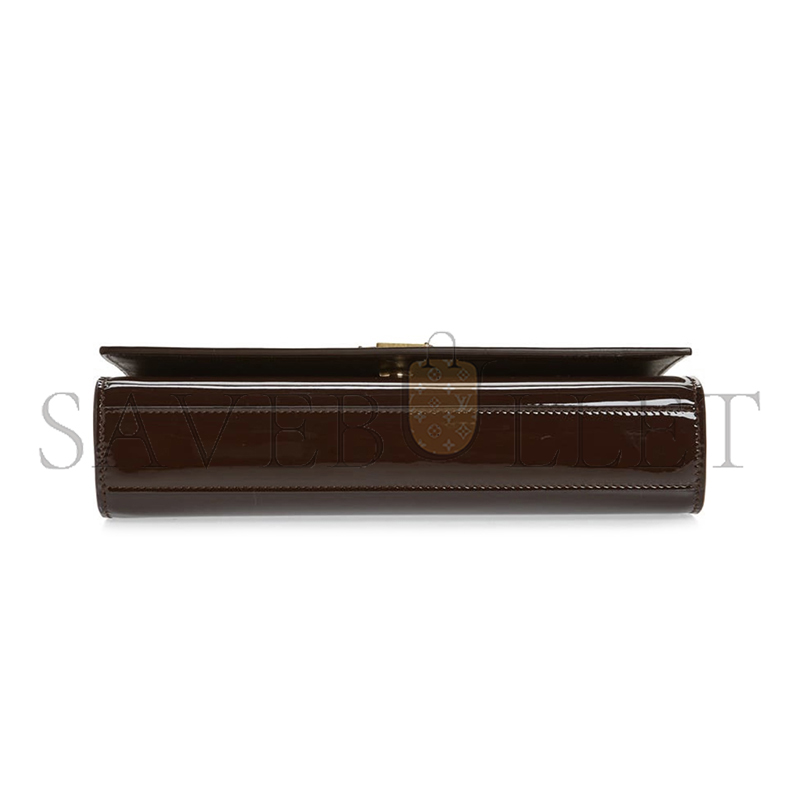 YSL KATE MEDIUM CHAIN BAG IN PATENT LEATHER 364021512204 (24*14.5*5.5cm)