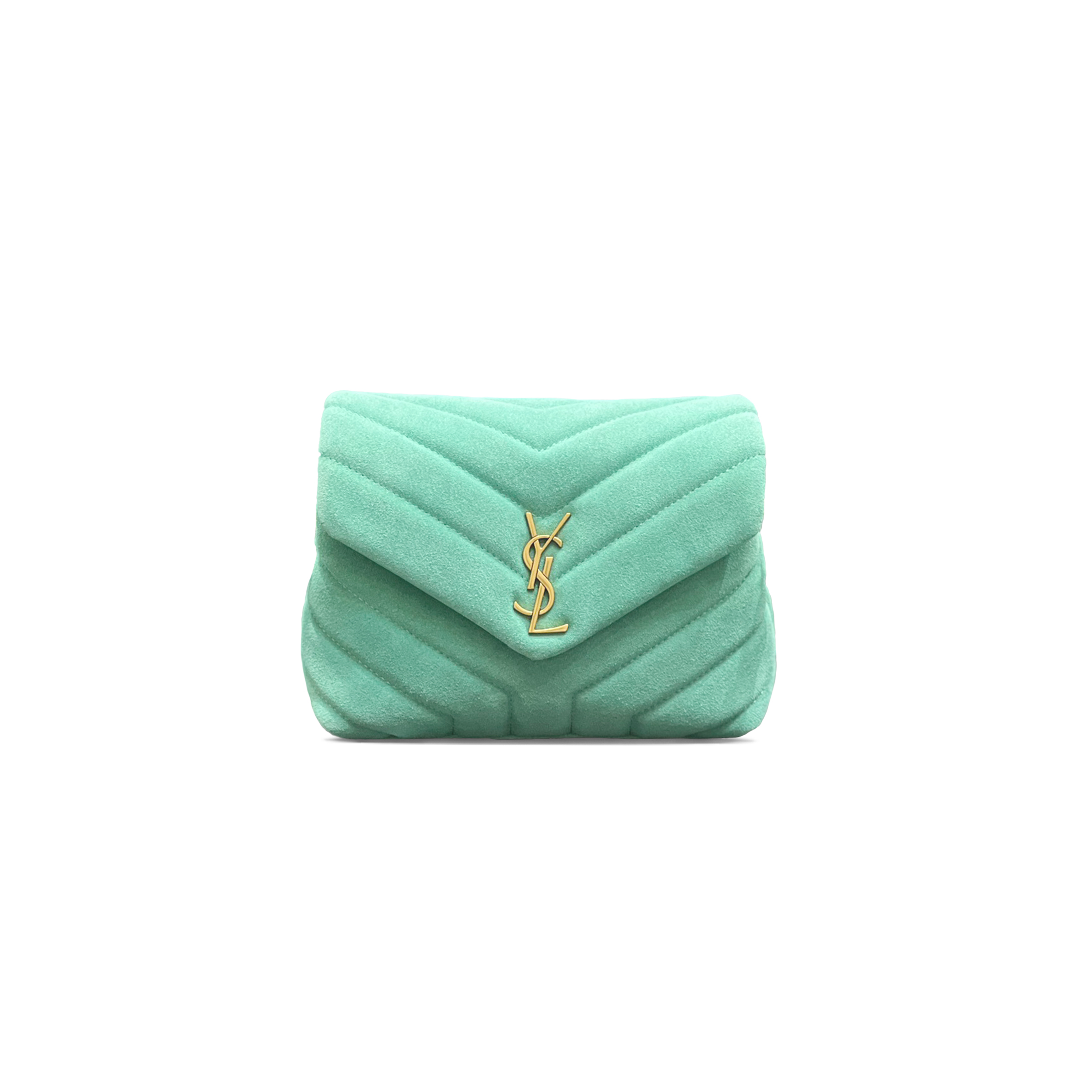 YSL TOY LOULOU SHOULDER BAG IN SUEDE 467072052236 (20*14*7cm)
