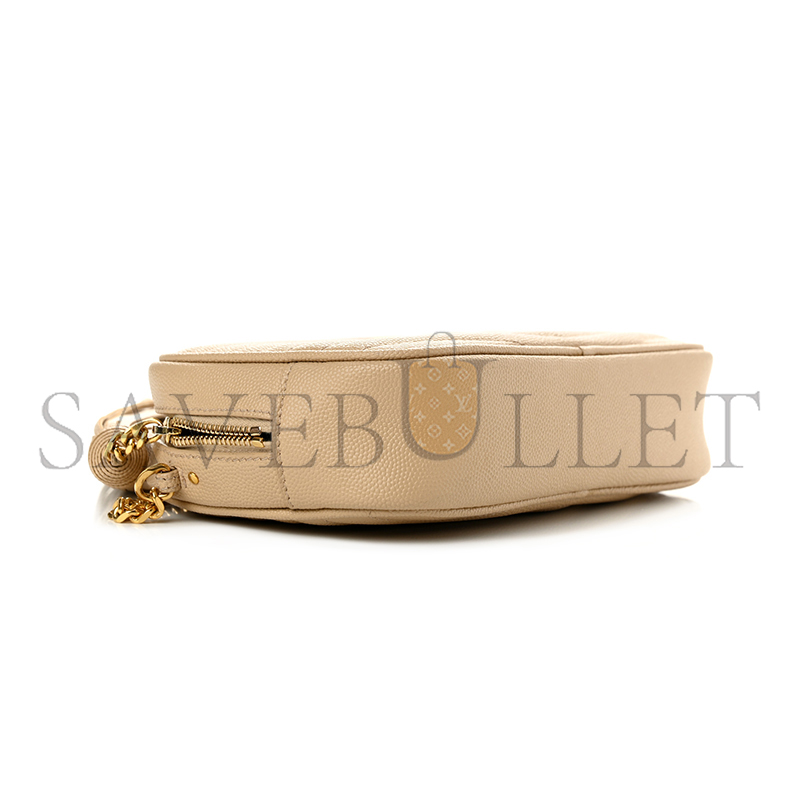 YSL LOU MINI BAG IN MATELASSÉ GRAIN DE POUDRE EMBOSSED LEATHER 585040260141 (19*10.5*5cm)