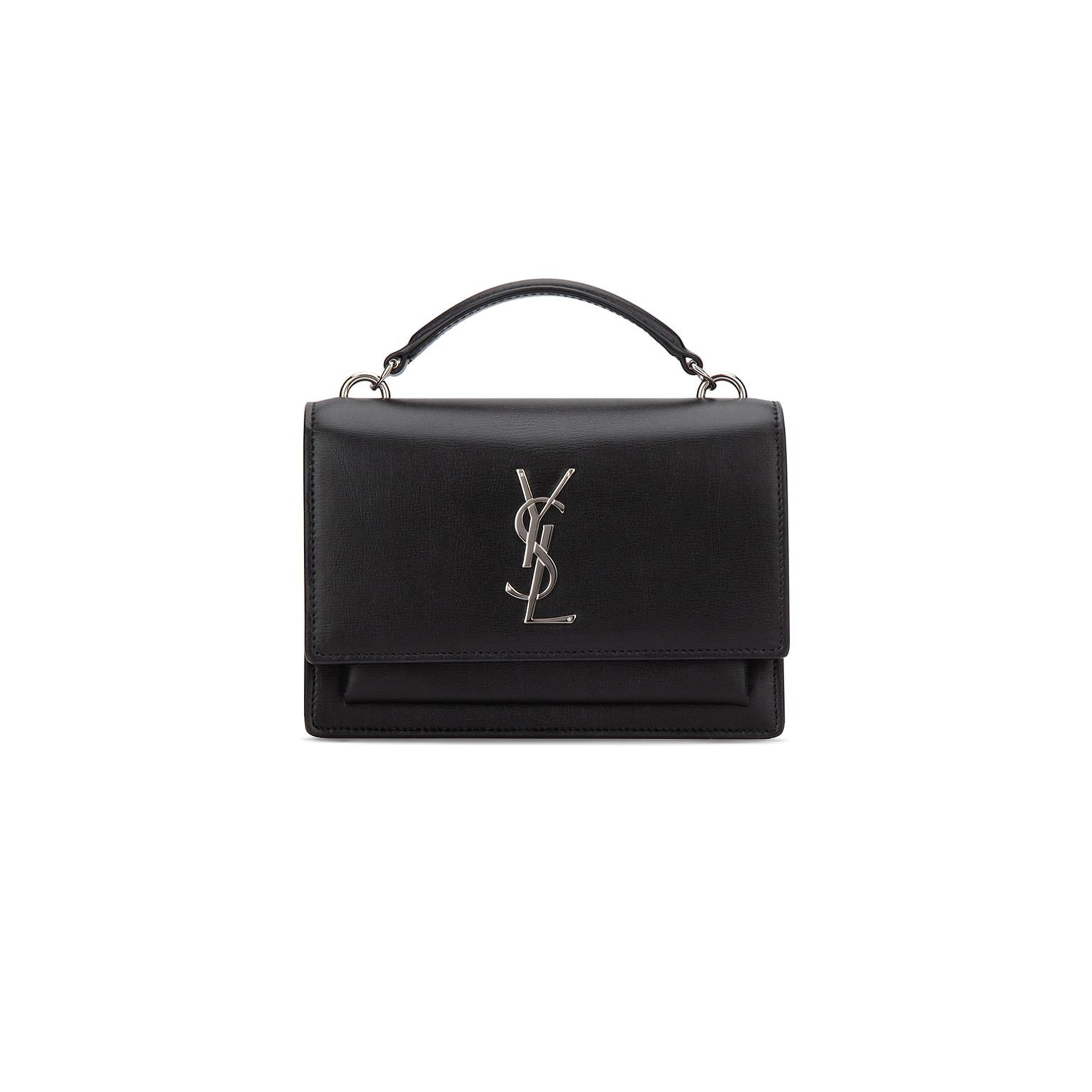 YSL SUNSET CHAIN WALLET IN SMOOTH LEATHER 533026D422N1000 (19*14*5.5cm)