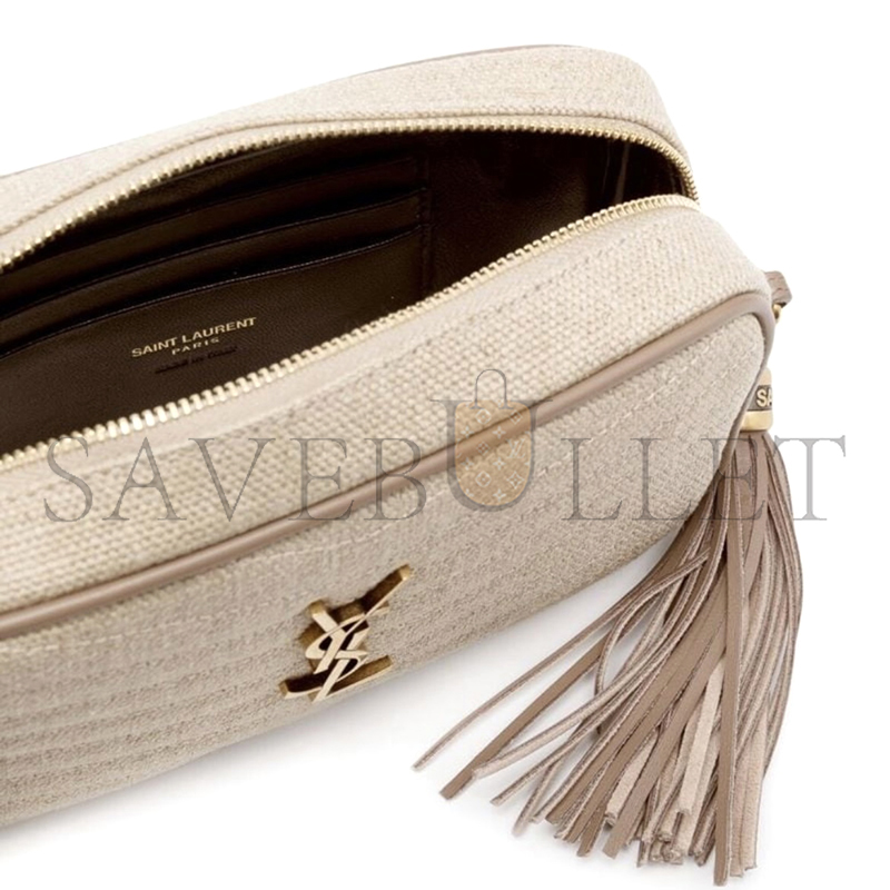 YSL LOU MINI BAG IN CANVAS 585040215506 (19*10.5*5cm)