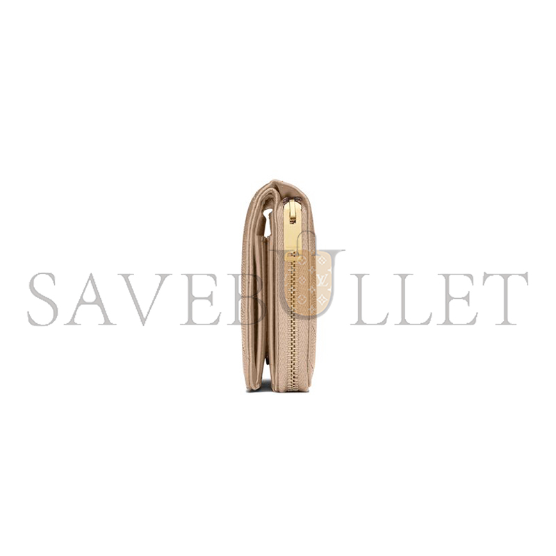 YSL CASSANDRE MATELASSÉ COMPACT ZIP AROUND WALLET IN GRAIN DE POUDRE LEATHER 668288BOW012721 (12*10*3cm) YSL CASSANDRE MATELASSÉ COMPACT ZIP AROUND WALLET IN GRAIN DE POUDRE LEATHER 668288BOW012721 (12*10*3cm)