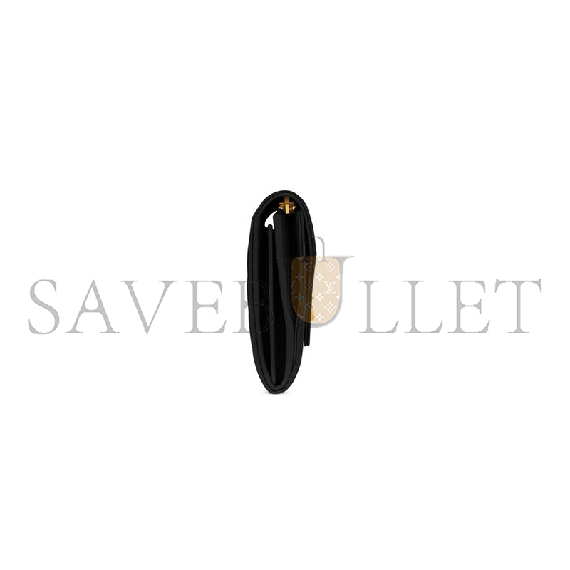 YSL CASSANDRE MATELASSÉ LARGE FLAP WALLET IN GRAIN DE POUDRE LEATHER 372264BOW011000 (19*11*3cm) YSL CASSANDRE MATELASSÉ LARGE FLAP WALLET IN GRAIN DE POUDRE LEATHER 372264BOW011000 (19*11*3cm)