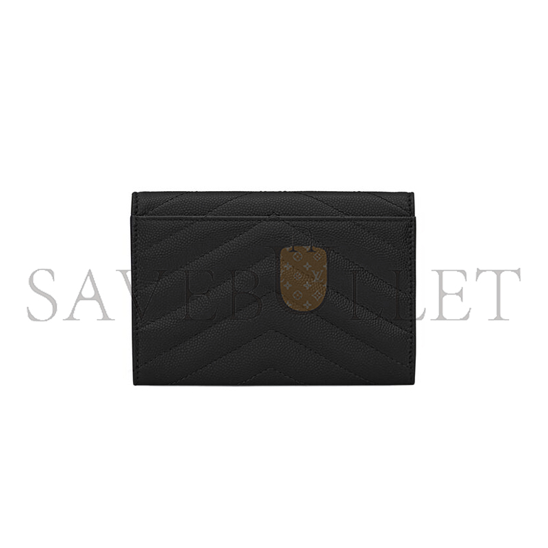 YSL CASSANDRE MATELASSÉ SMALL ENVELOPE WALLET IN GRAIN DE POUDRE LEATHER 414404BOW011000 (13.5*9.5*3cm) YSL CASSANDRE MATELASSÉ SMALL ENVELOPE WALLET IN GRAIN DE POUDRE LEATHER 414404BOW011000 (13.5*9.5*3cm)