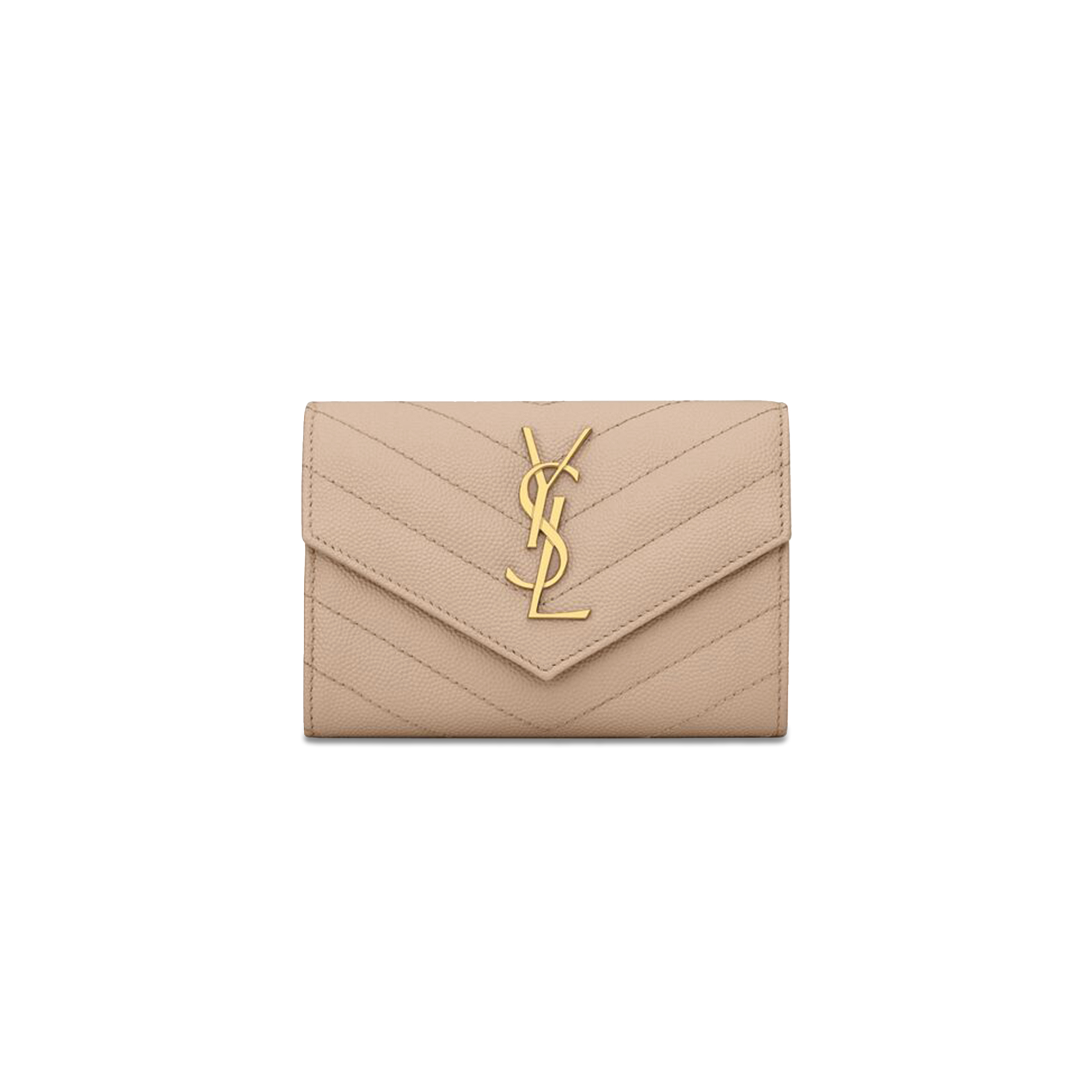 YSL CASSANDRE MATELASSÉ SMALL ENVELOPE WALLET IN GRAIN DE POUDRE LEATHER 414404BOW012721 (13.5*9.5*3cm) YSL CASSANDRE MATELASSÉ SMALL ENVELOPE WALLET IN GRAIN DE POUDRE LEATHER 414404BOW012721 (13.5*9.5*3cm)